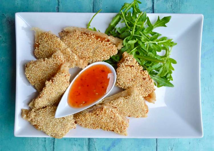 Recipe of Ultimate Prawn Sesame Toasts