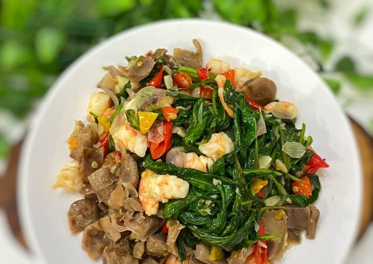 Resep Kangkung saus tiram Anti Gagal