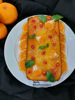 عکسی از دستور کیک نارنگی 🍊