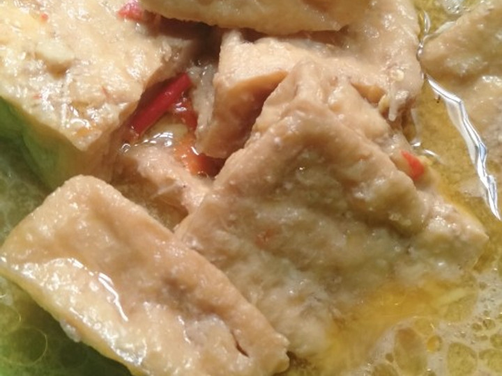  Resep bikin Sayur Tahu Santan yang sedap