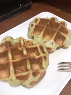 抹茶鬆餅 的食譜成品照片