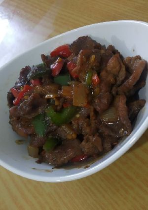 Foto resep Beef black pepper