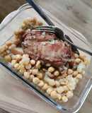 Codillo con garbanzos