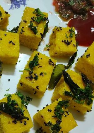 A picture of Dhokla.