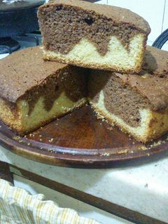 Una foto de Bizcochuelo Marmolado