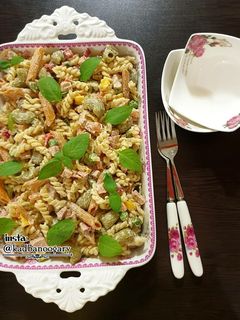 عکسی از دستور چیکن پاستا 🍝