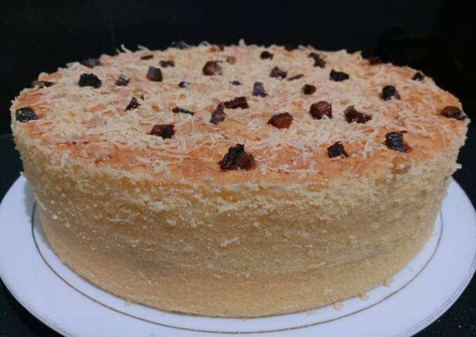 Langkah Mudah untuk Membuat CAKE SINGKONG KEJU-KURMA GLUTENFREE TANPA PENGEMBANG Anti Gagal