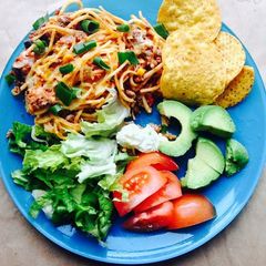 A picture of Taco Spaghetti.