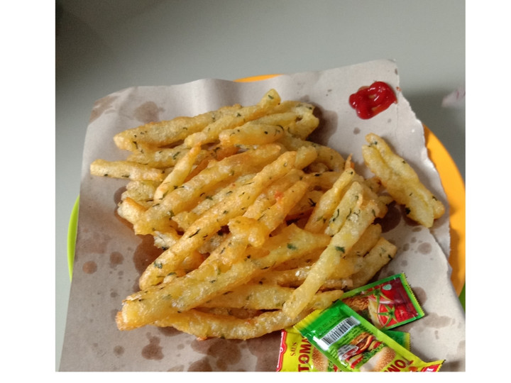 Cara Gampang Membuat Kentang goreng crispy Anti Gagal