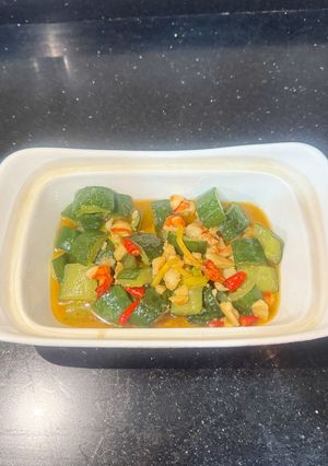 Foto resep Resep tumis Timun sayur dan udang segar