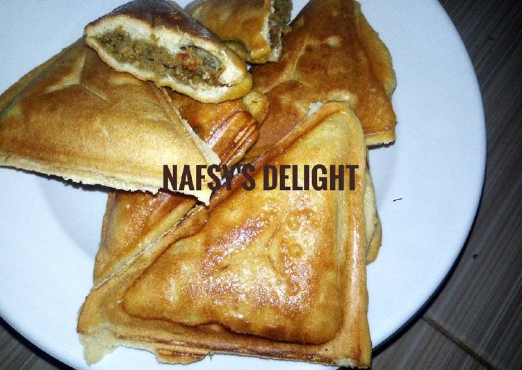 Steps to Prepare Favorite Toasted meat pie