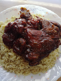 عکسی از دستور مرغ و آلو ترش