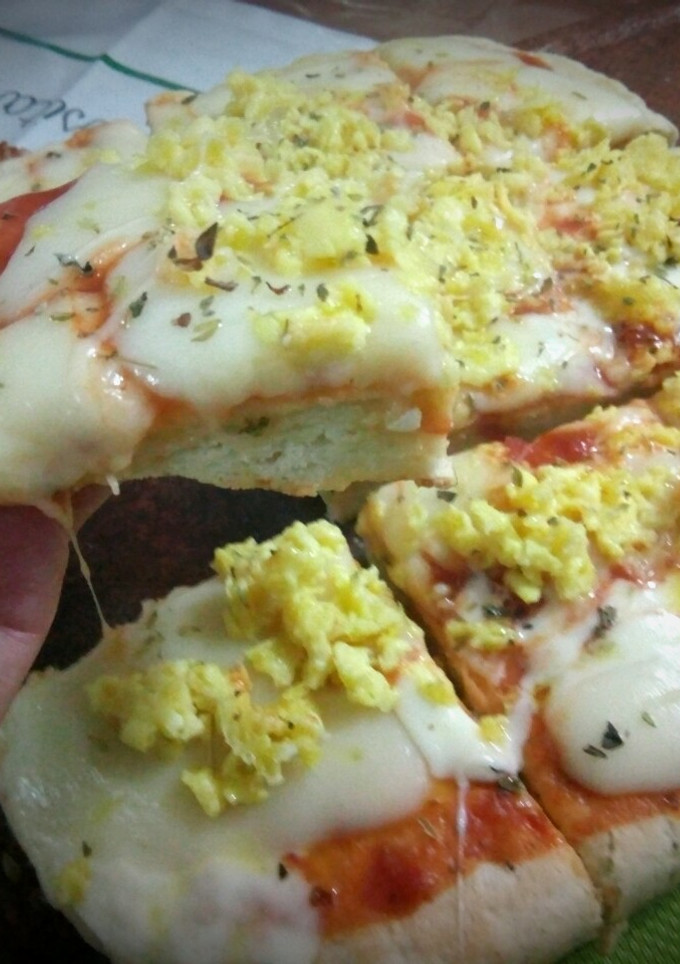 Una foto de Pizza en la flip