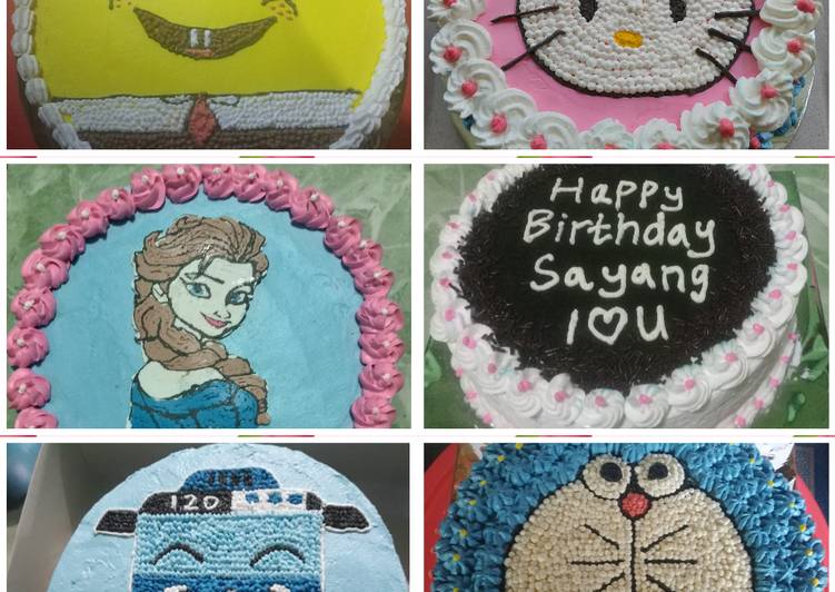 Cara membuat Bolu Ultah Ekonomis yang nikmat dan Mudah Dibuat