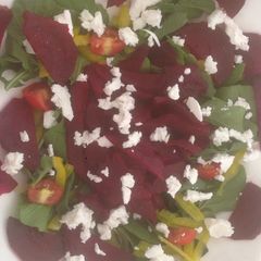 A picture of Touch of czenbeetroot salad..