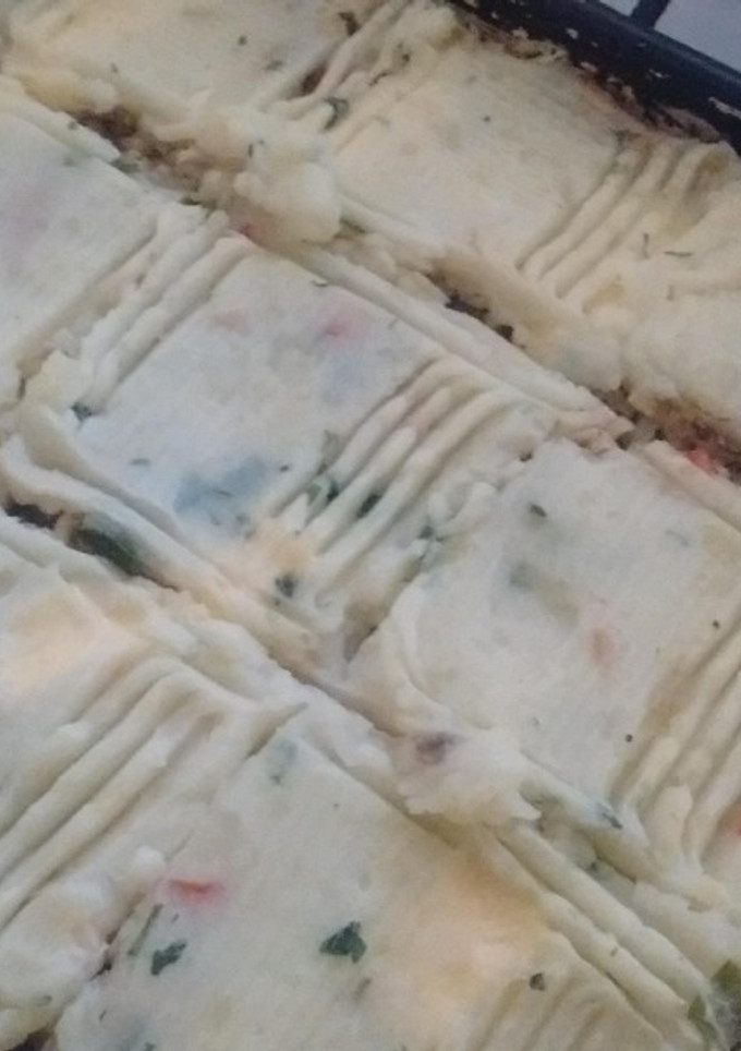 Una foto de Pastel de papa de pollo