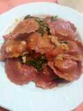 Girasoli alla bieta con radicchio e speck