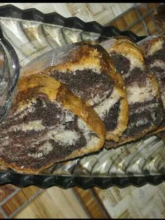 صورة لوصفة كيك الرخام