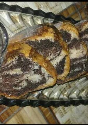 صورة لوصفة كيك الرخام