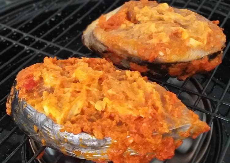 Resep Tenggiri bakar pedas, Enak Banget