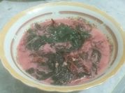 Gambar bayam merah santan