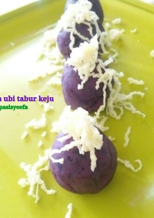 Foto resep Bola ubi tabur keju mpasi 8,9 bulan