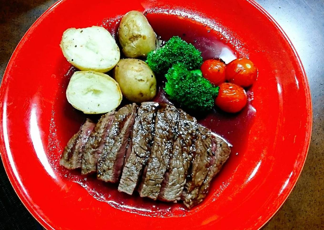 Steak sapi dan teman2nya