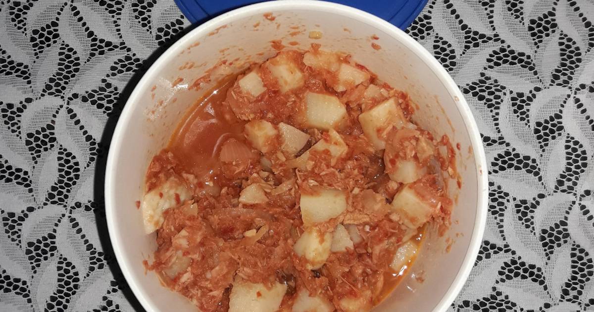 Atún estilo bacalao Receta de Elia Castillo Cookpad