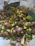 Ampela kentang tumis cabe ijo