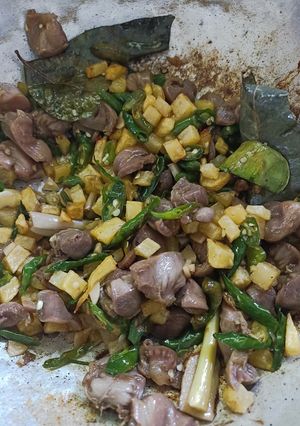 Foto resep Ampela kentang tumis cabe ijo