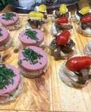 Canapés fáciles y rápidos