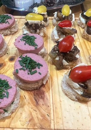 Una foto de Canapés fáciles y rápidos