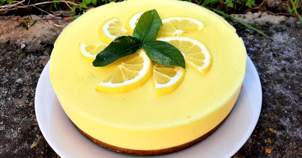 Tarta Fría Sabor Limón Receta De Samira Aalouf El Imrani Cookpad<script async src=