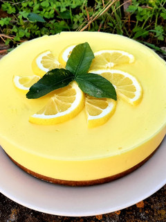 Una foto de Tarta fría sabor limón 🍋