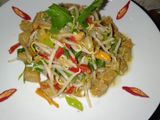 Tumis Tauge Oncom Pedas