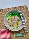 Pangsit Kuah Homemade (Chicken Wonton Soup)