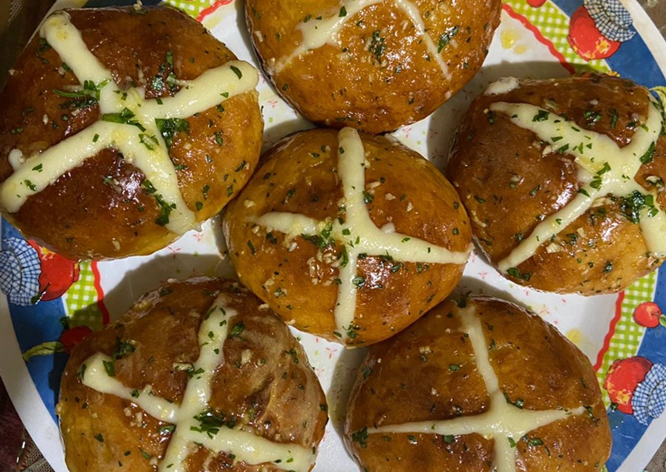 Korean Garlic Cheese Bread