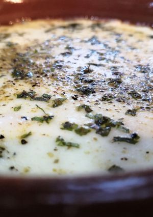 Una foto de Provolone al horno