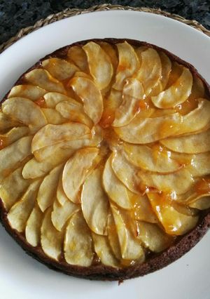 Una foto de Tarta de manzana sin gluten