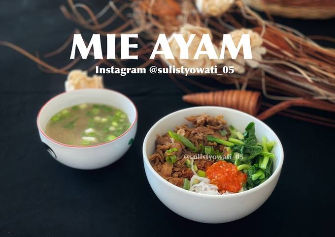 Resep Mie Ayam Sehat Anti Gagal