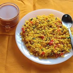 A picture of Kanda Poha.