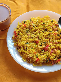 A picture of Kanda Poha.