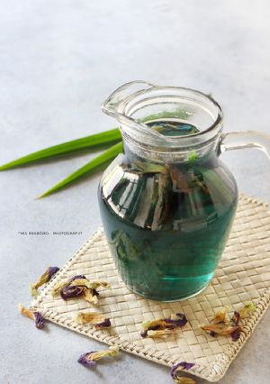 Foto resep Teh Telang Pandan
