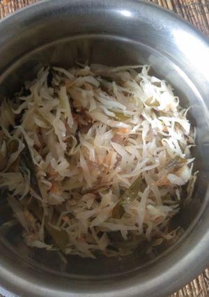 முட்டைக்கோஸ் பொரியல் செய்முறை முக்கிய புகைப்படம்