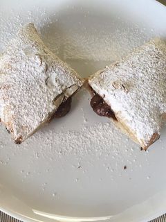 Una foto de Calzone de nutella 🥟