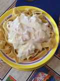 Pasta panna e prosciutto a mi manera