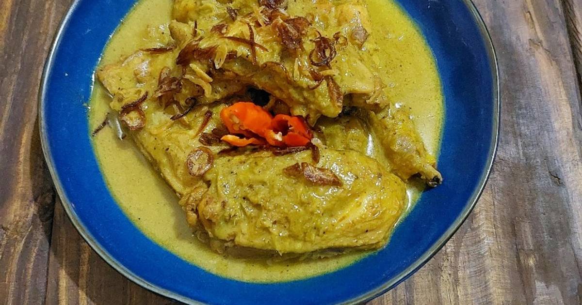 Resep Opor Ayam Panggang Khas Jepara oleh Endang Pratiwi - Cookpad