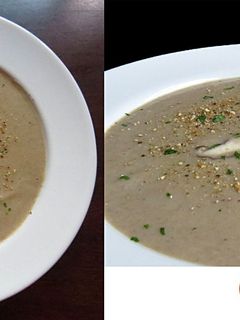 A picture of Mushroom Soup.
