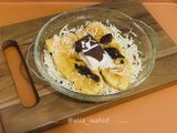 Pisang Panggang Keju dengan Es Krim