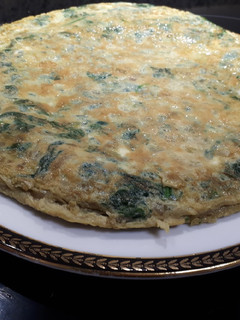 Una foto de Tortilla de espinacas